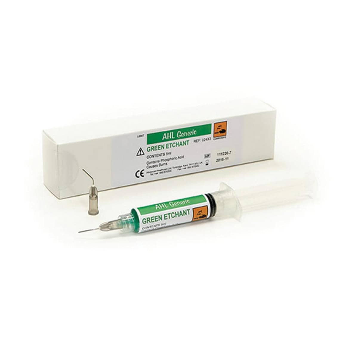 Acid Etch Gel 37% Syringe Green 12ml + 20 Tips