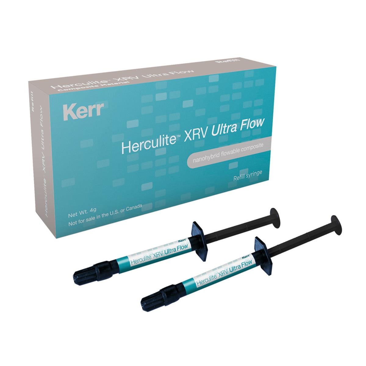 Herculite XRV Ultra Flowable Syringe 2g Opaque 2pk