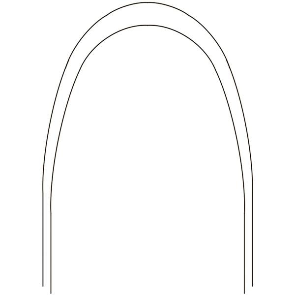 Archwire Bio-Kinetix Oval Arch Form III Shape 018 Upper 10pk