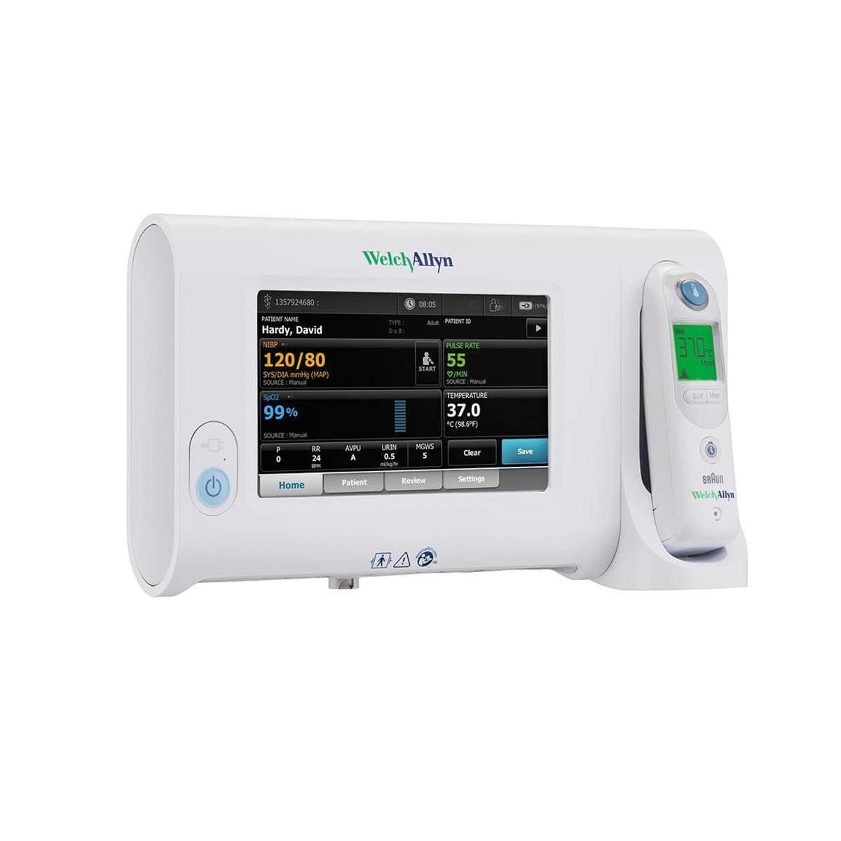 Connex Spot Monitor With SureBP, Pulse, Nonin SpO2 & Pro 6000 Thermometer