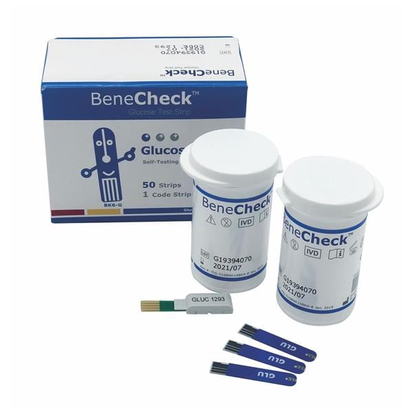 BeneCheck Glucose Strips 50pk