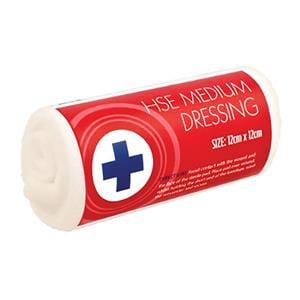 HSE First Aid Dressing Medium 12 x12cm