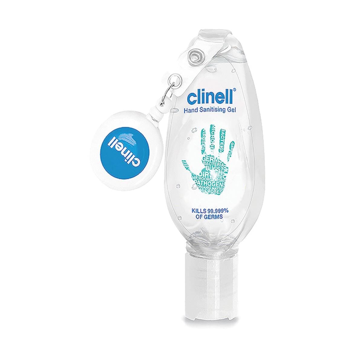 Clinell Hand Sanitiser Gel 50ml W/Retractable Clip