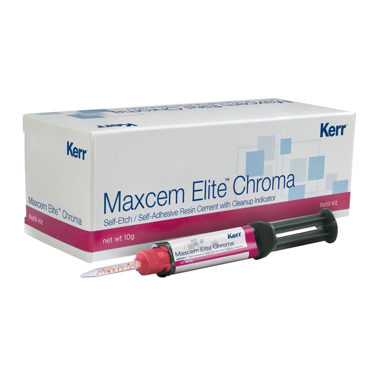 Maxcem Elite Chroma Clear 5g 2pk + Tips