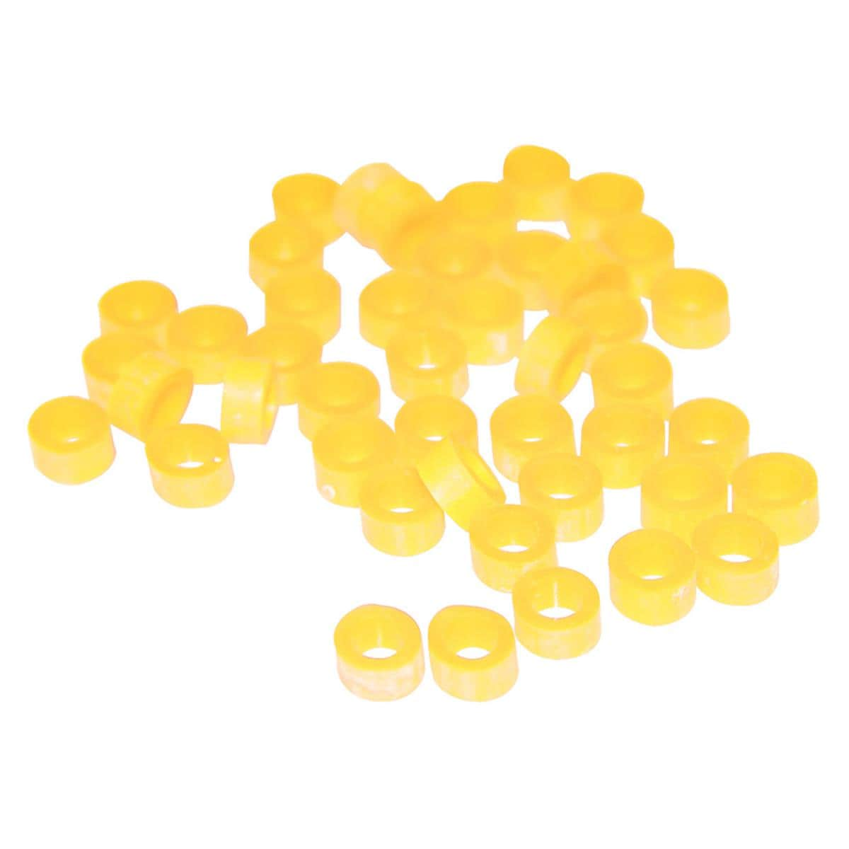 Instrument Code Rings Yellow 50pk