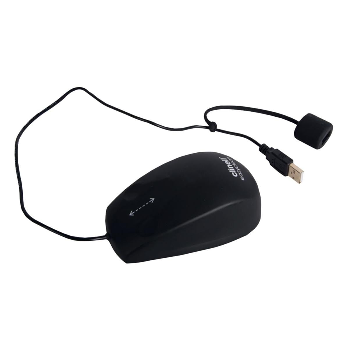 Clinell Easyclean Silicone Mouse Black