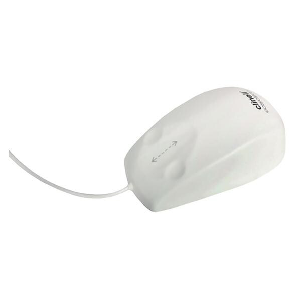 clinellÂ® easyclean Silicone Mouse White