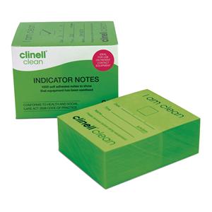 Clinell Indicator Notes Green 4pk