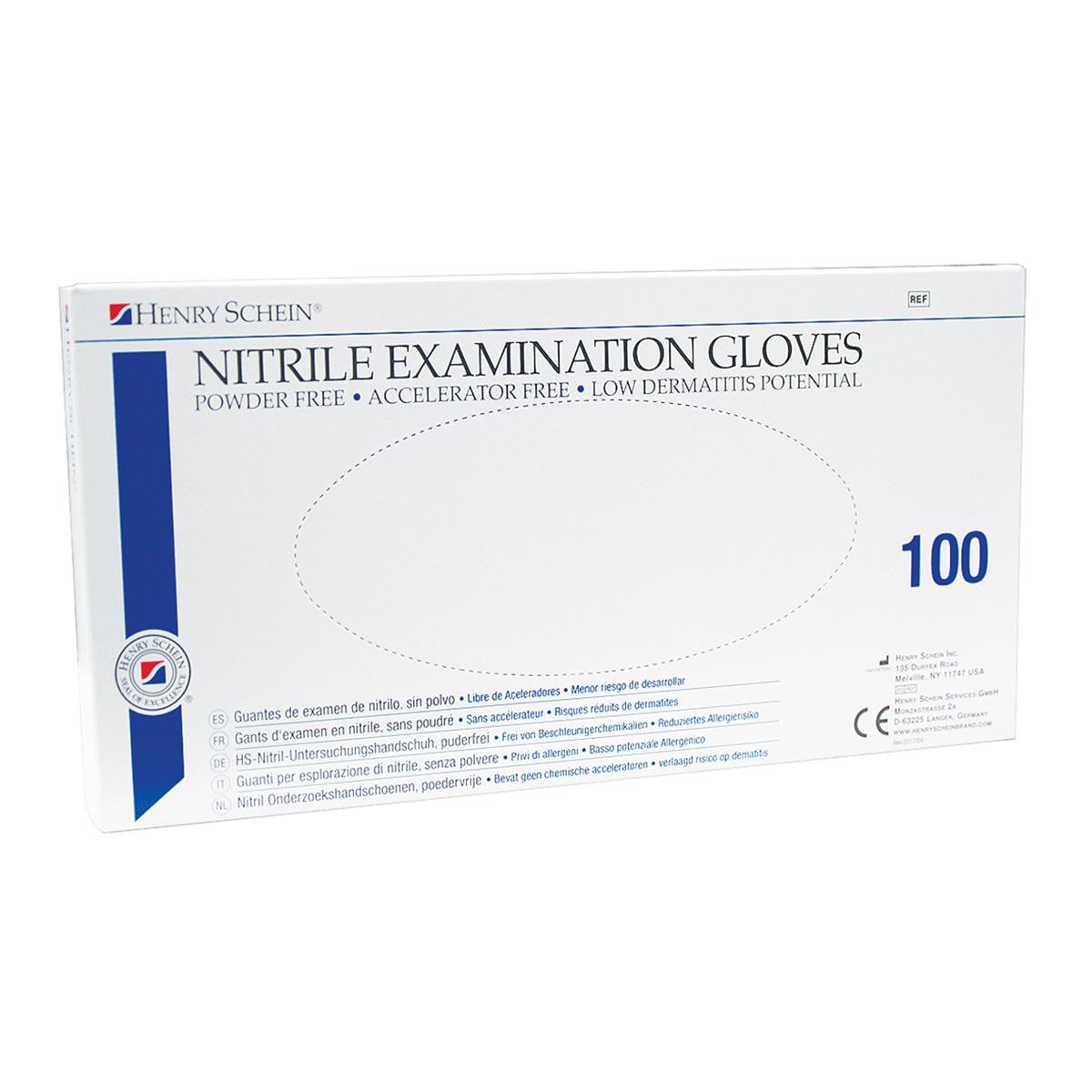 Criterion Gloves Nitrile Accelerator-Free Powder-Free Blue X-Small 100pk