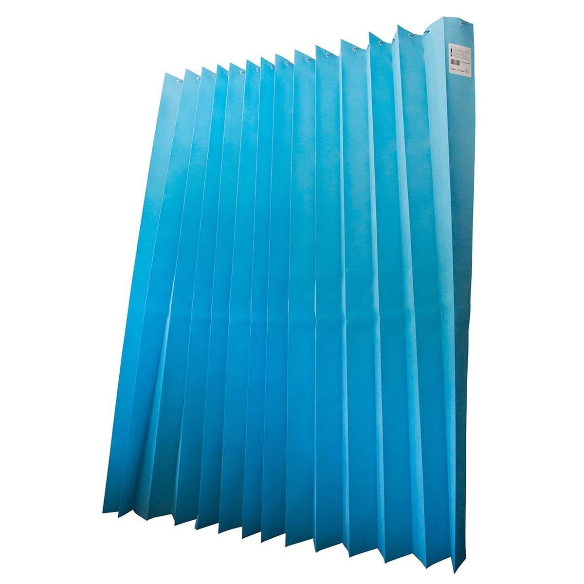 HS Disposable Curtains (W)4.2 x (L)2m Sky Blue