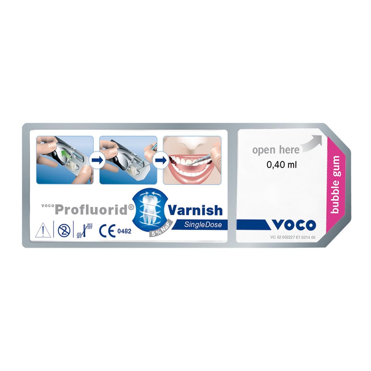 Profluorid Varnish S/Dose Bubblegum 0.40ml 50pk