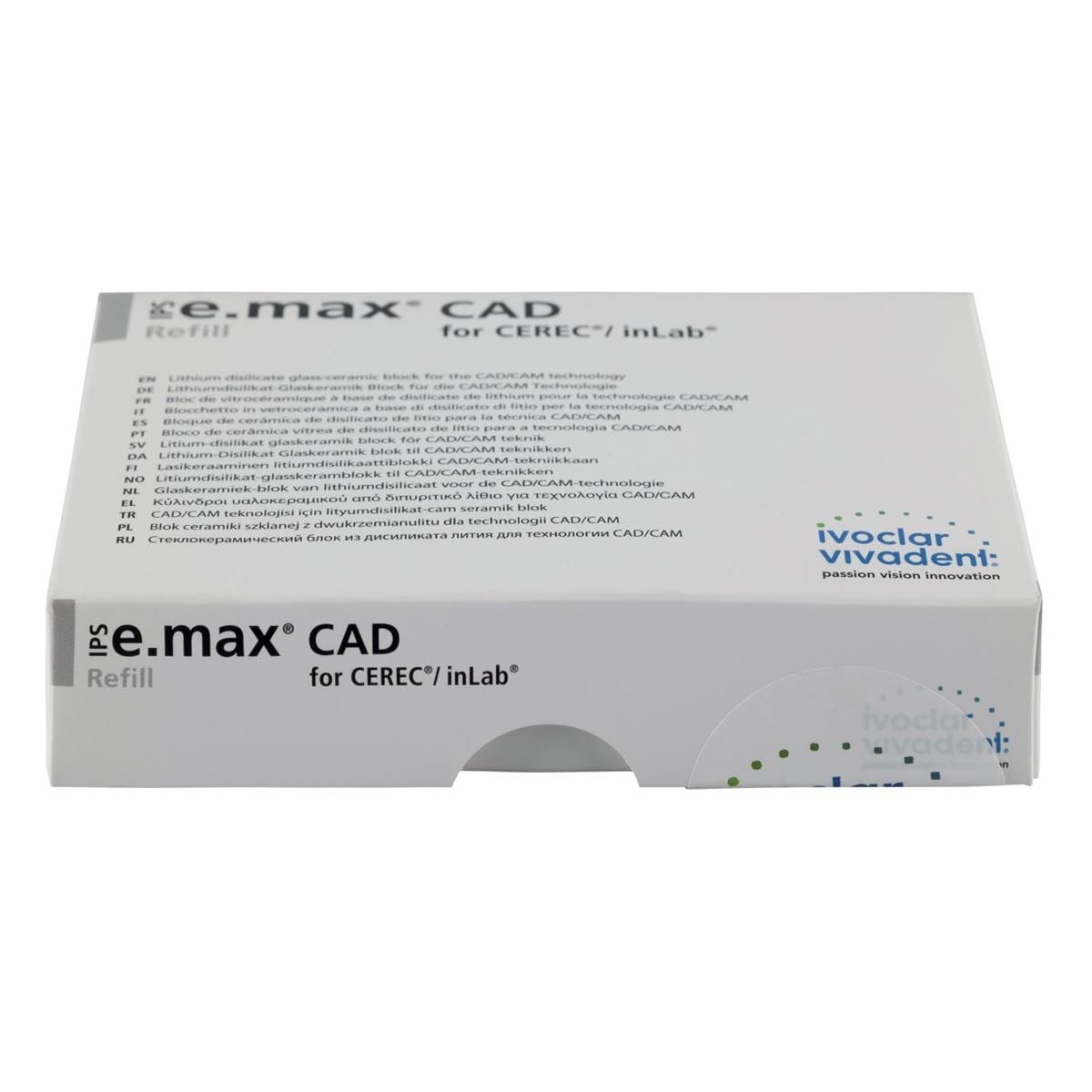 IPS e.max CAD Cerec Inlab (LT) Low Translucency BL2 A14 (L) 5pk