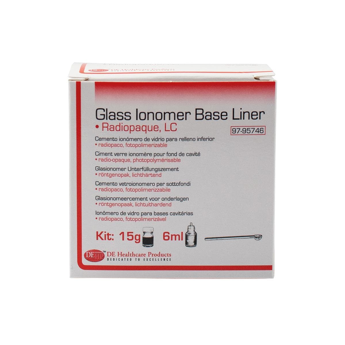 DEHP Glass Ionomer LC Baseliner Kit 15g/6ml