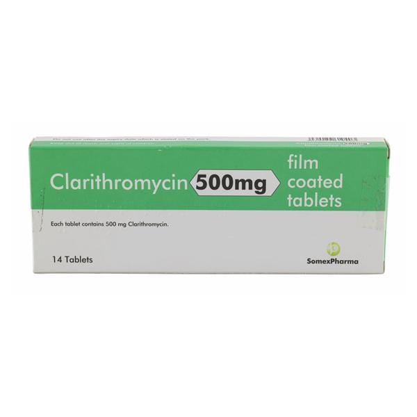Clarithromycin 500mgs 14pk