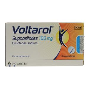 Voltarol Suppositories 100mg 10pk