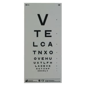 DVLA Plastic Eye Chart VTE 7.7 Direct 3m