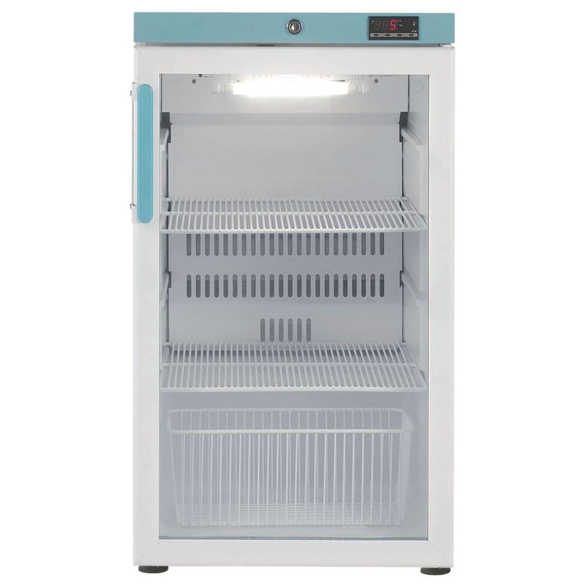 LEC 107L Pharmacy Refrigerator Glass Door