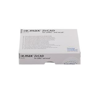 IPS e.max ZirCAD CEREC/inLab (MT) Medium Translucency Multi A1 B45 3pk