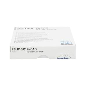 IPS e.max ZirCAD CEREC/inLab (MT) Medium Translucency Multi A3 B45 3pk