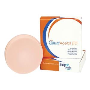 Zirlux Acetal 98 x 15mm Disc Pink