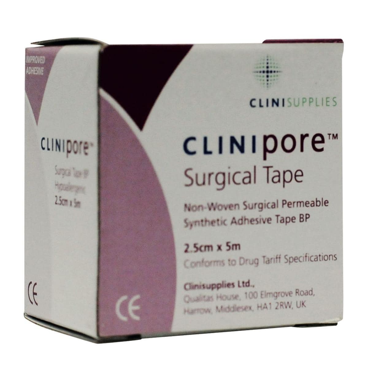 Clinipore Surgical Tape 2.5cm x 5m