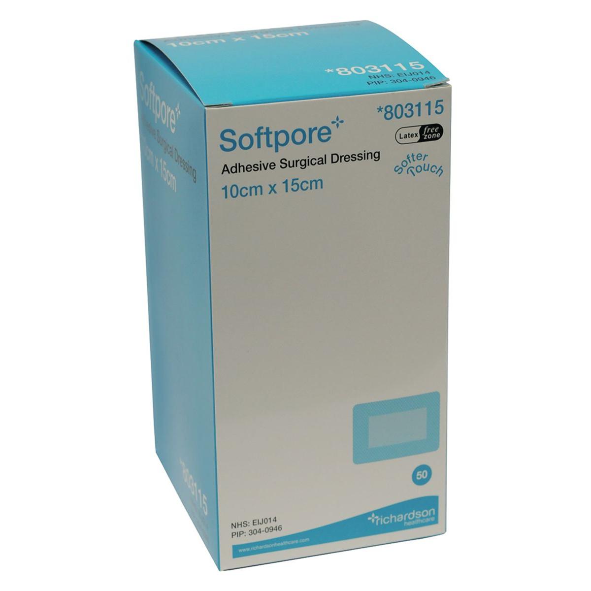 Softpore Dressing 10 x 15cm 50pk