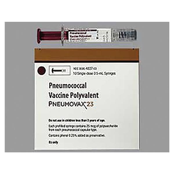 Pneumovax 23 Pneumococcal Inj PFS 25mcg 0.5ml