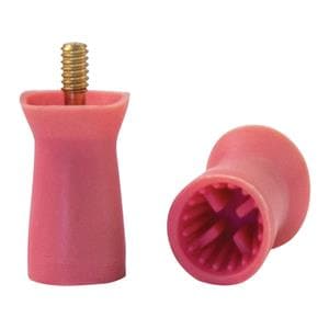 ACCLEAN Prophy Cups Screw-In Pink Ribbed Soft 36pk