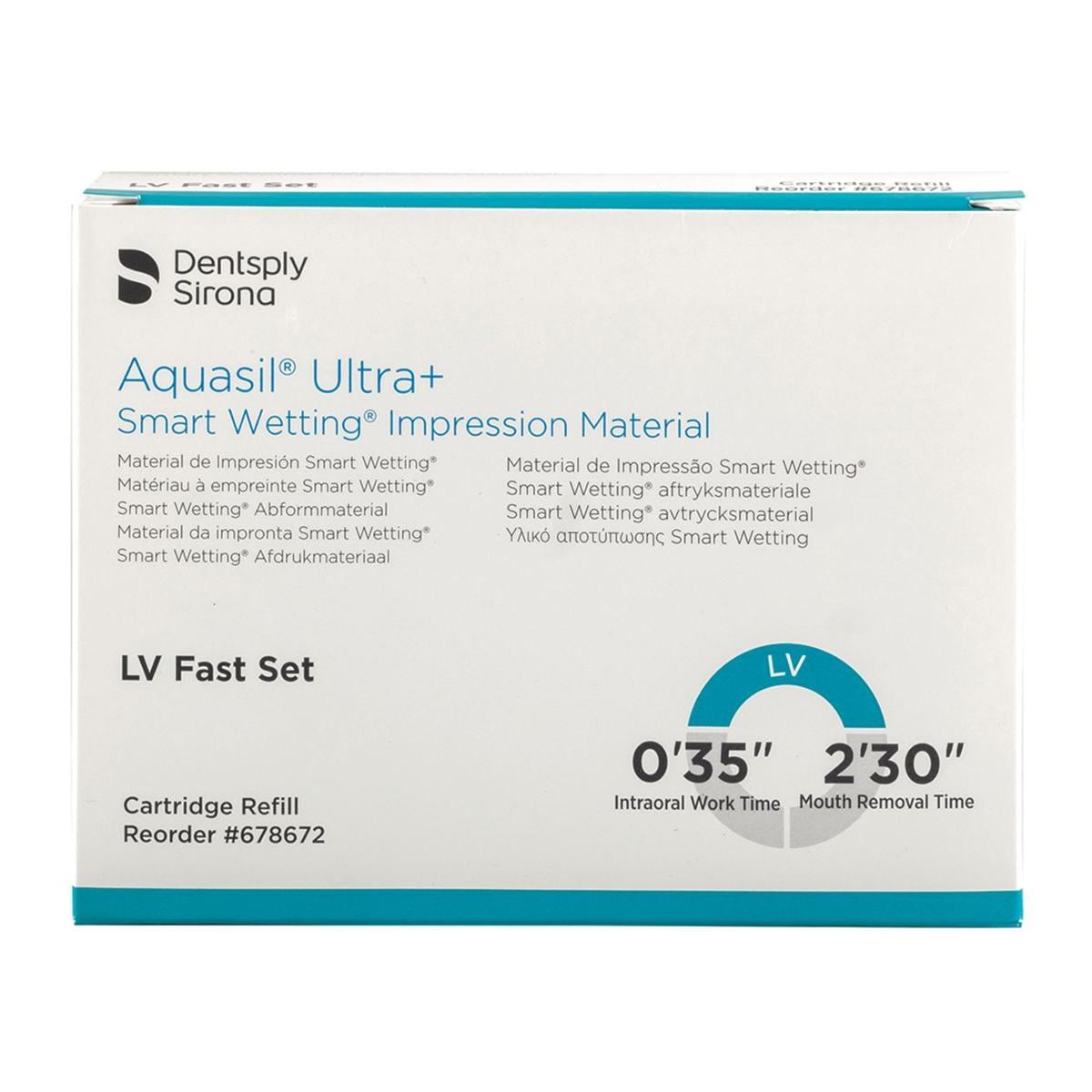 Aquasil Ultra+ LV Fast Set 50ml 4pk - Henry Schein Dental