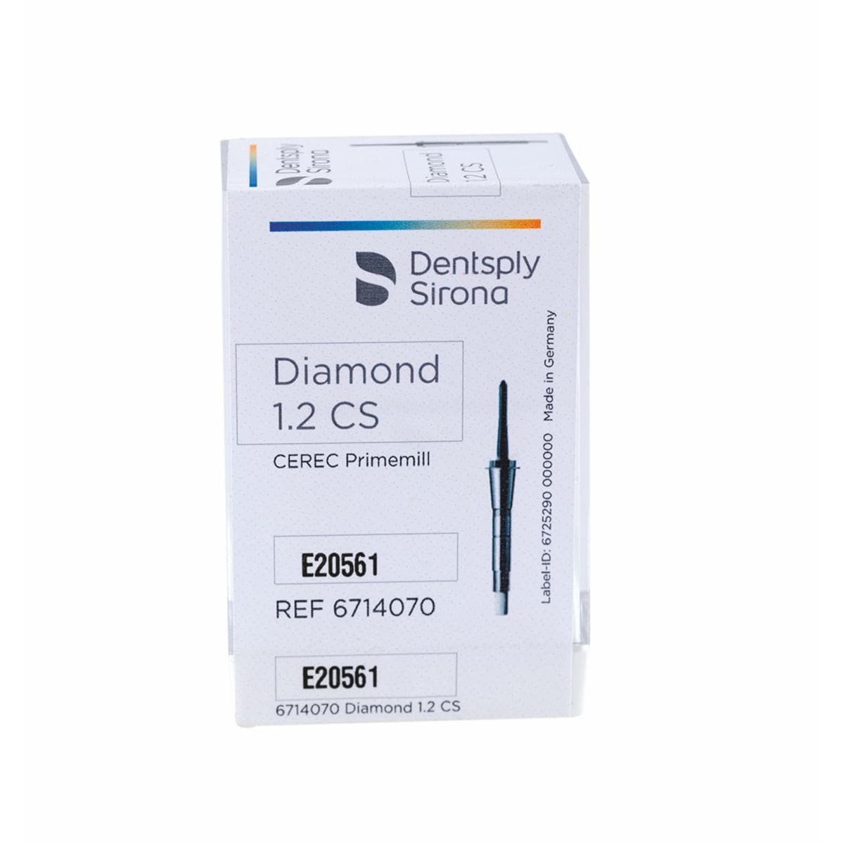 CEREC Primemill Diamond CS Bur 1.2mm 6pk