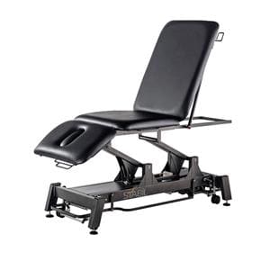 Stabil Pro Shorthead 3-Section Electric Treatment Table - Black Frame & Upholstery