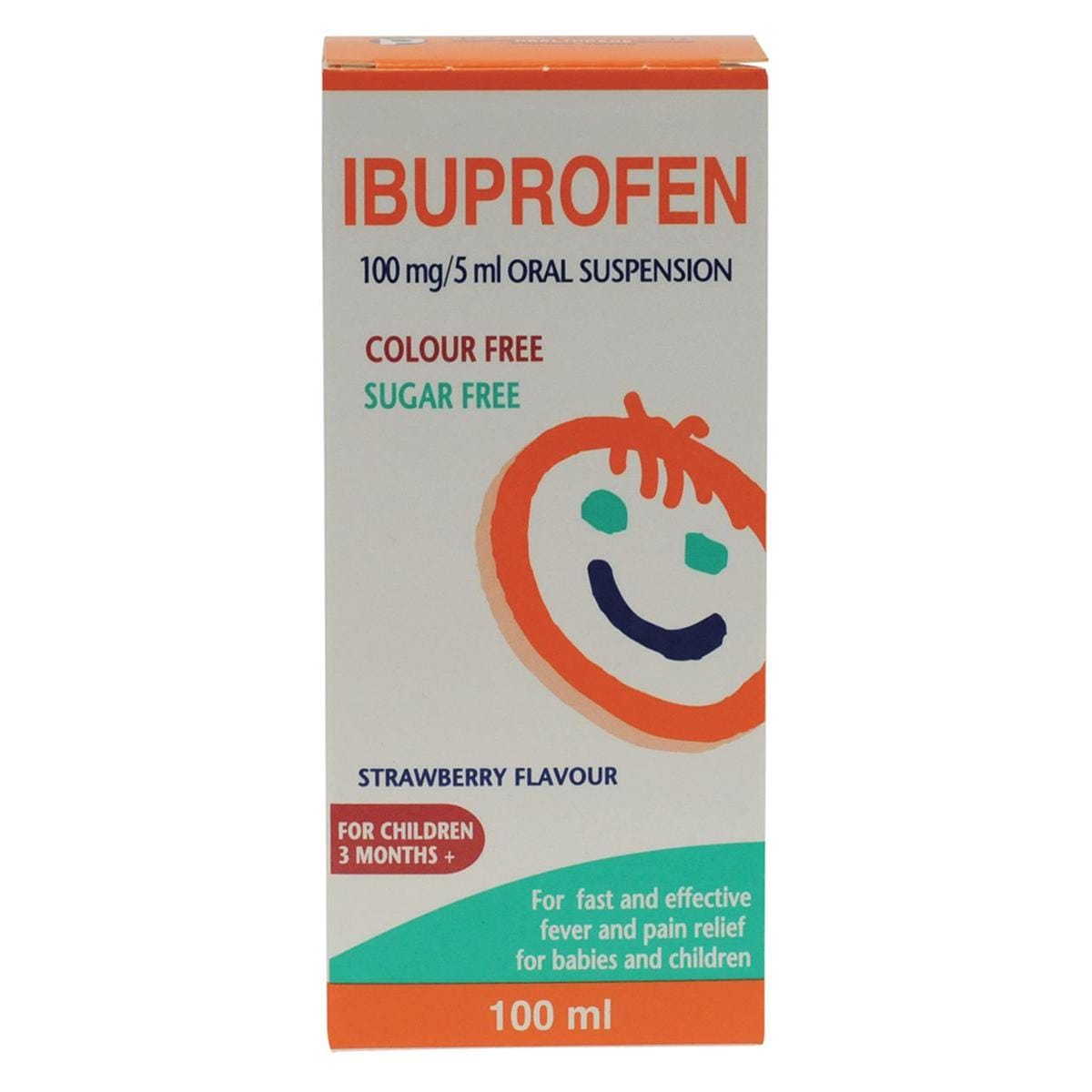 Ibuprofen 100mg/5ml SF Oral Suspension 150ml