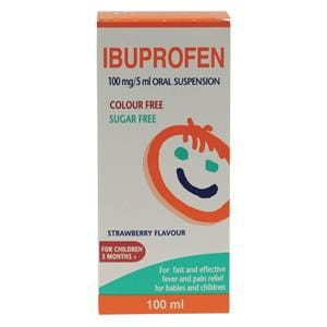 Ibuprofen 100mg/5ml SF Oral Suspension 150ml