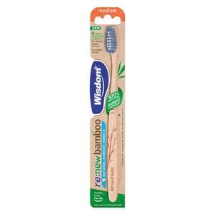 re:new Toothbrush Bamboo 12pk Medium