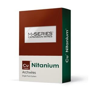 M-Series Expansion Archwire TWO.FIVE Narrow .019x.025 Cu Nitanium w/stops 5pk