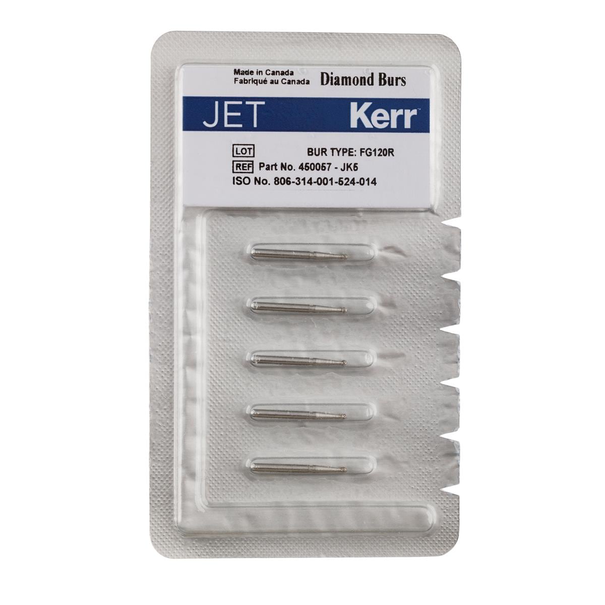 Blu White Diamond Bur FG 120 Ball Reg 5pk