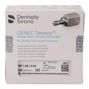 CEREC Tessera Bloc (MT) Medium Translucency A2 C14 4pk