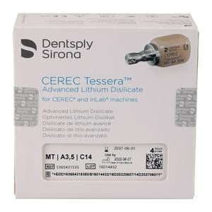 CEREC Tessera Bloc (MT) Medium Translucency A3.5 C14 4pk