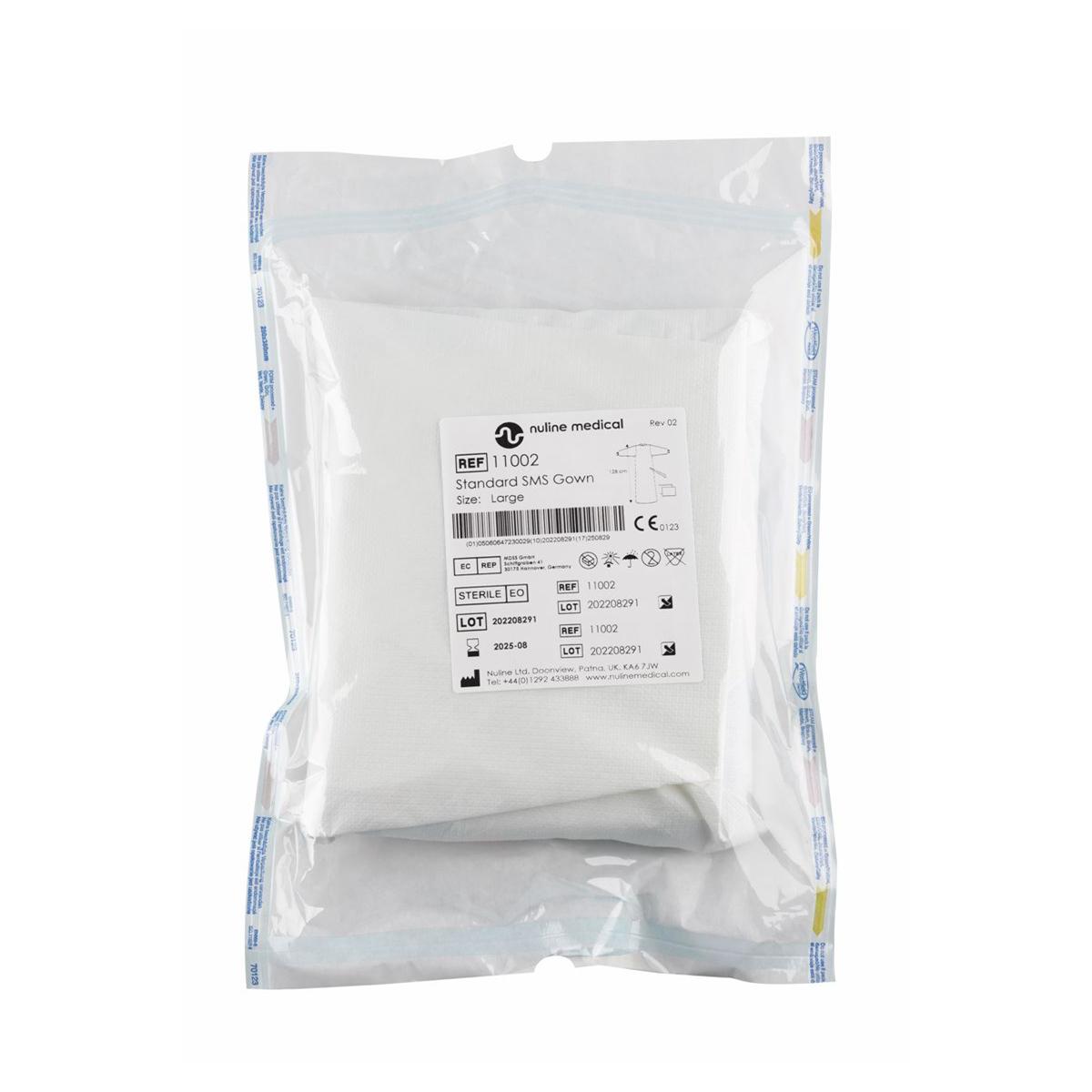 SMS Surgical Gown 43gsm Sterile Large 28pk