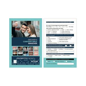 Confident Smile Makeover Questionnaire pad