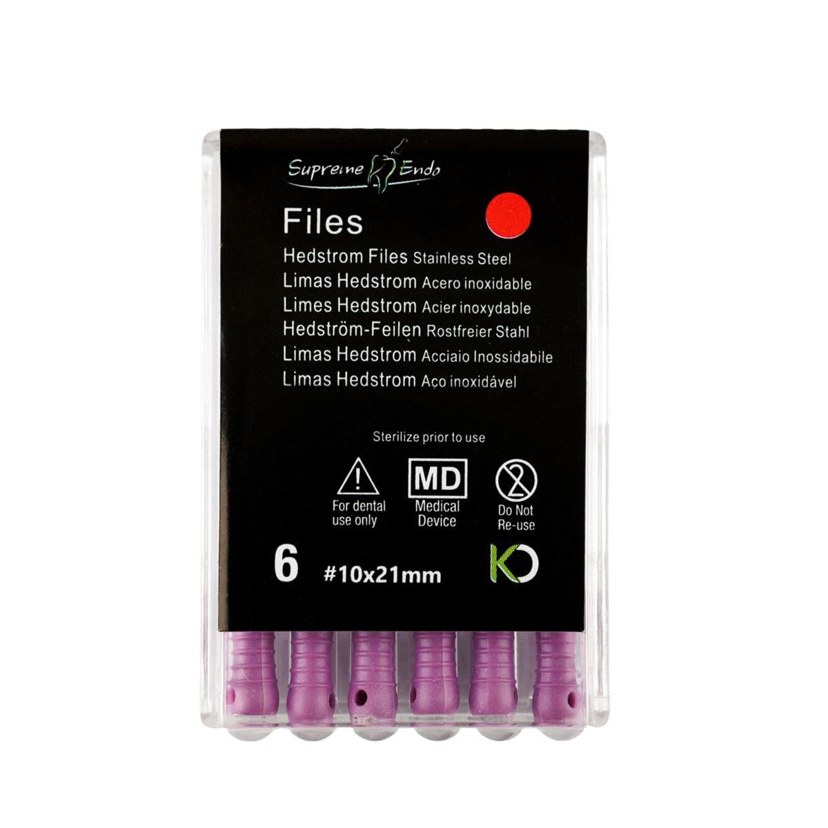 SE H Files 21mm Size 10 6pk