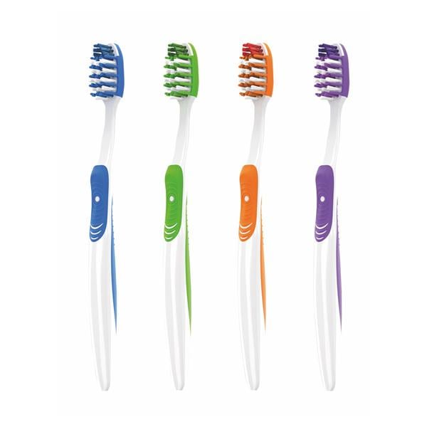 ACCLEAN Toothbrush W/Gum Stimulator/Tongue Cleaner