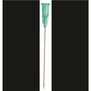 Agani Needle Hypodermic 21G x 38mm Green 100pk