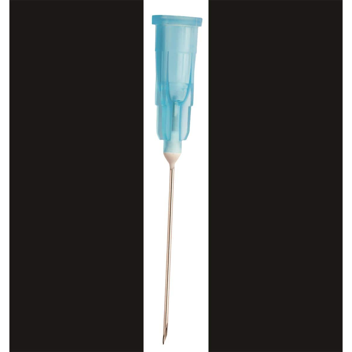 Agani Needle Hypodermic 23G x 25mm Blue 100pk