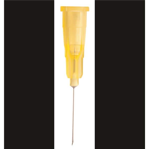 Agani Needle Hypodermic 20G x 38mm Yellow 100pk