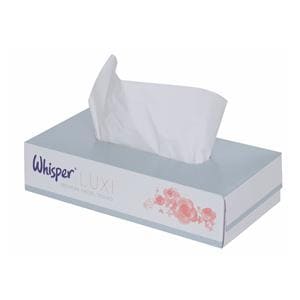 Whisper Facial Tissues 2-Ply White 21 x 18cm 100 Sheets 36pk