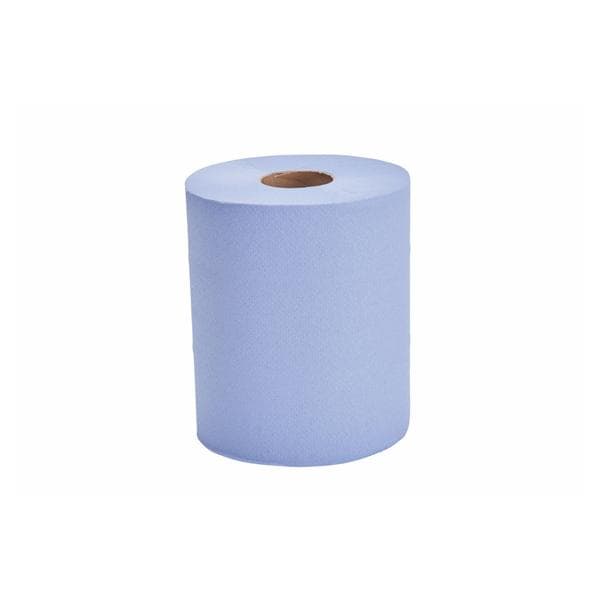 Centrefeed Roll 2-Ply Recycled Blue 150m 6pk