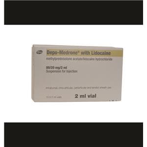 Depo-Medrone & Lidocaine 80mg/2ml Vials 10pk