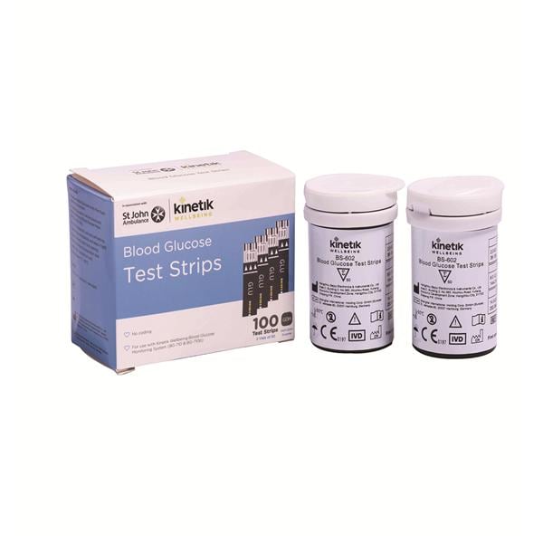 Blood Glucose Test Strips 100pk