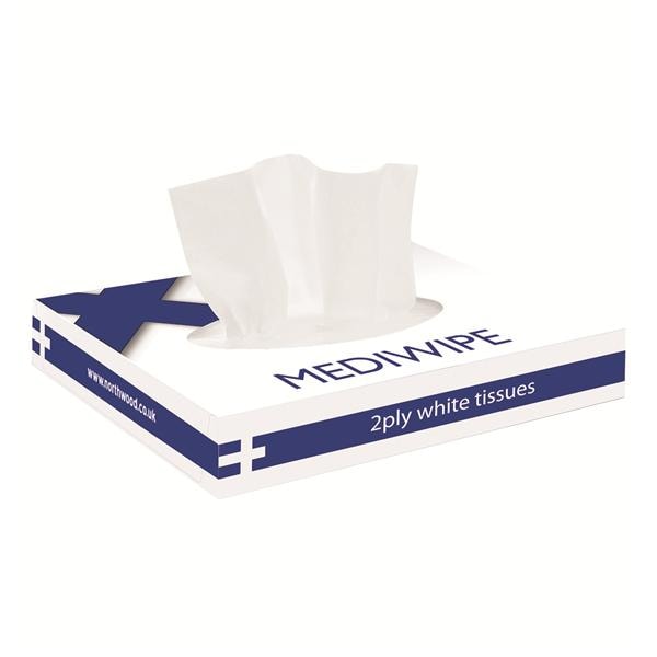 Medical Tissue 2-Ply White 76 Sheets 72pk